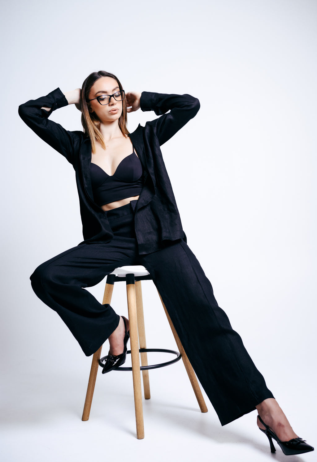 The Noir Linen Trousers
