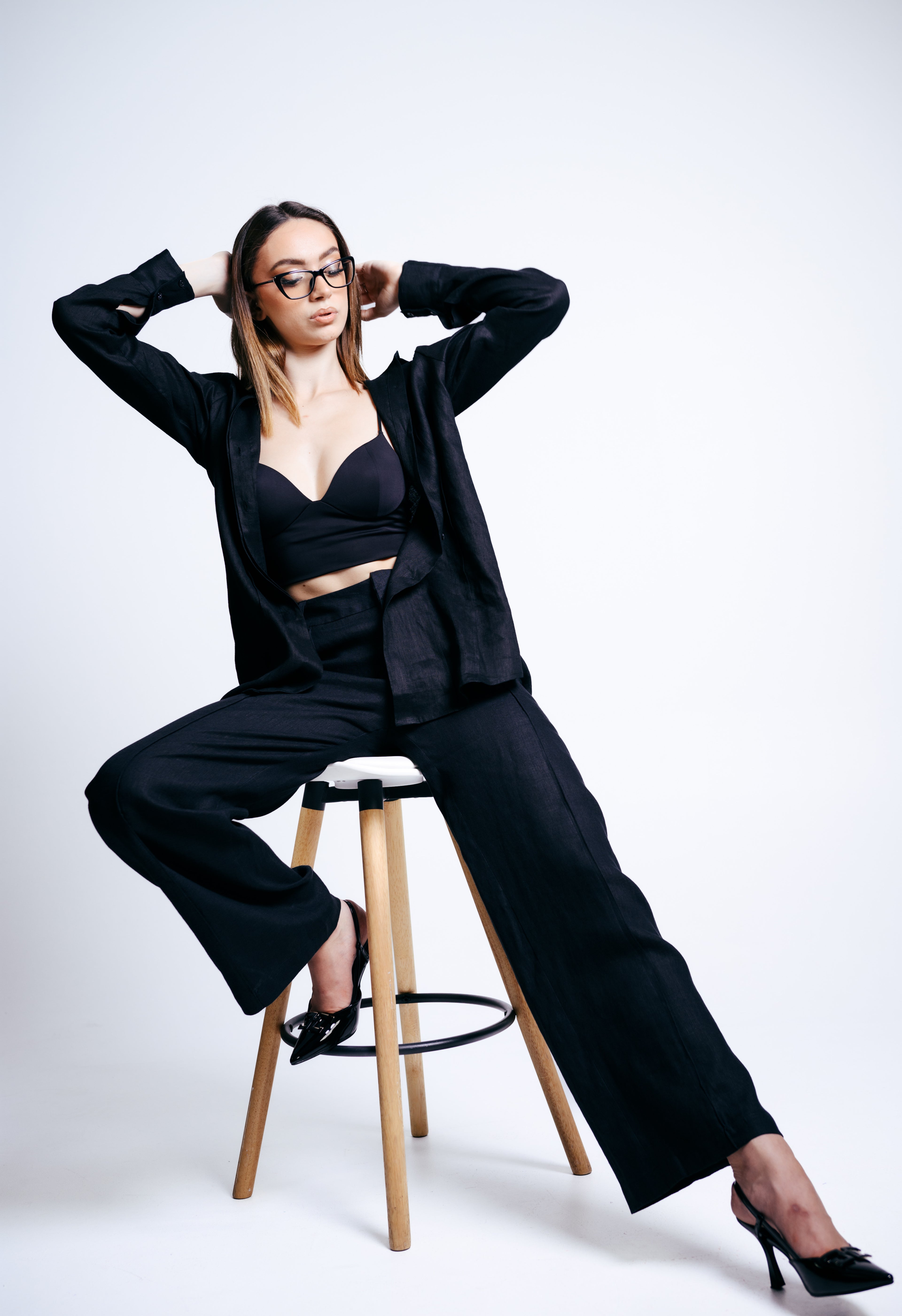 The Noir Linen Trousers